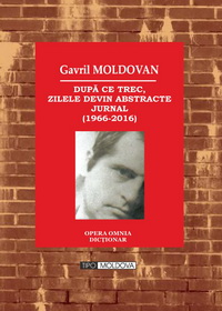 coperta carte dupa ce trec, zilele devin abstracte - jurnal (1966 - 2016) de gavril moldovan